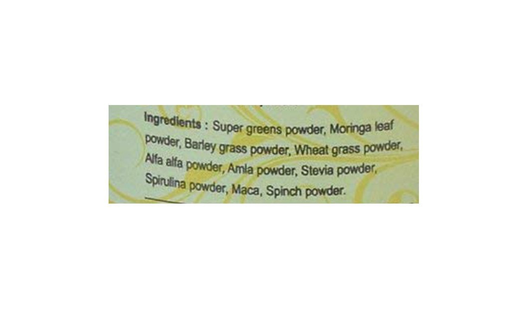 Nutriwish Super Greens Powder    Plastic Jar  100 grams